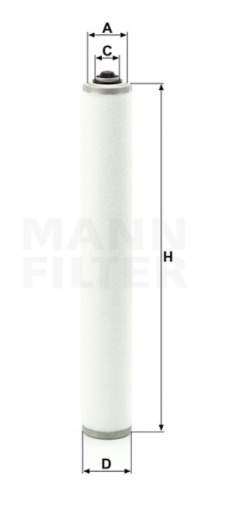 LE 12 006 air/oil separator element (vacuum)