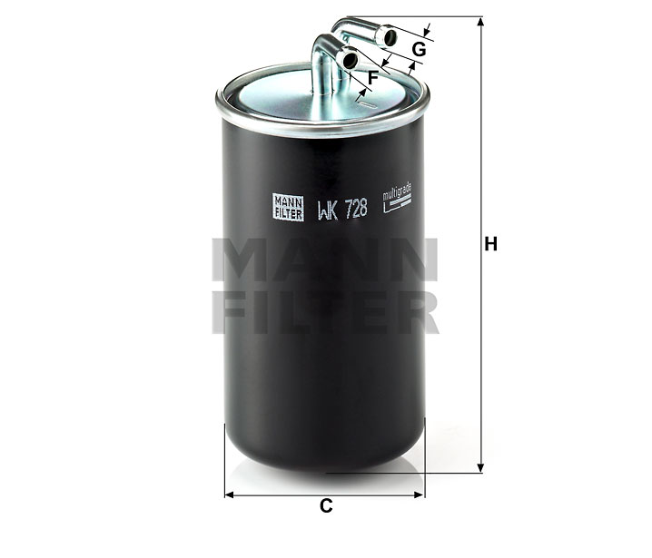 WK 728 fuel filter