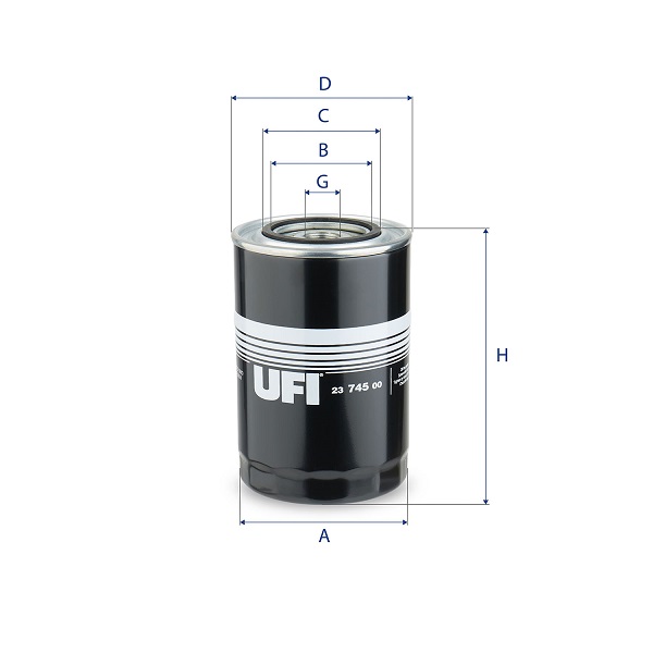 23.745.00 oil filter spin-on
