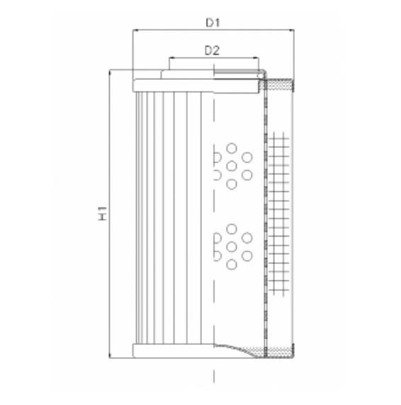 D133G15A hydraulic filter element