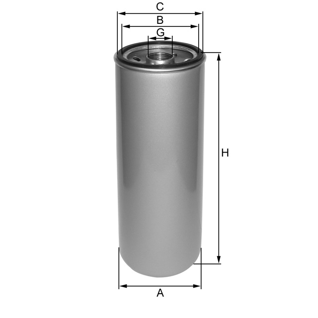 ZP3074FMB fuel filter spin-on