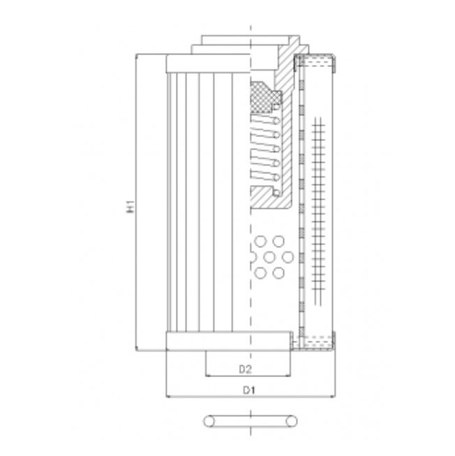 RLR70B130B hydraulic filter element