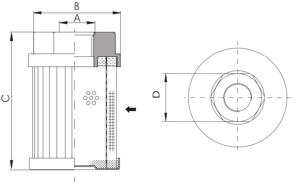 FS190B11T125 Suction strainer