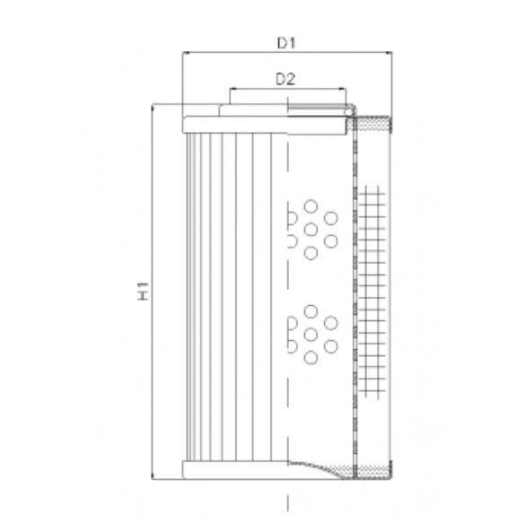 D911G03A hydraulic filter element