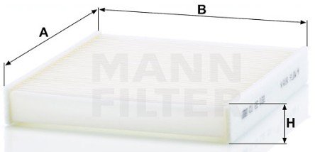 CU 22 032 cabin air filter element