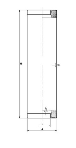 LE 9006 x air/oil separator element