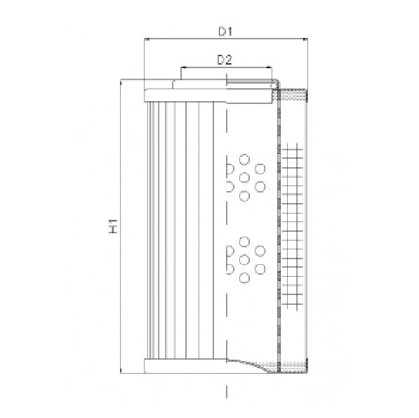 R273C10 hydraulic filter element