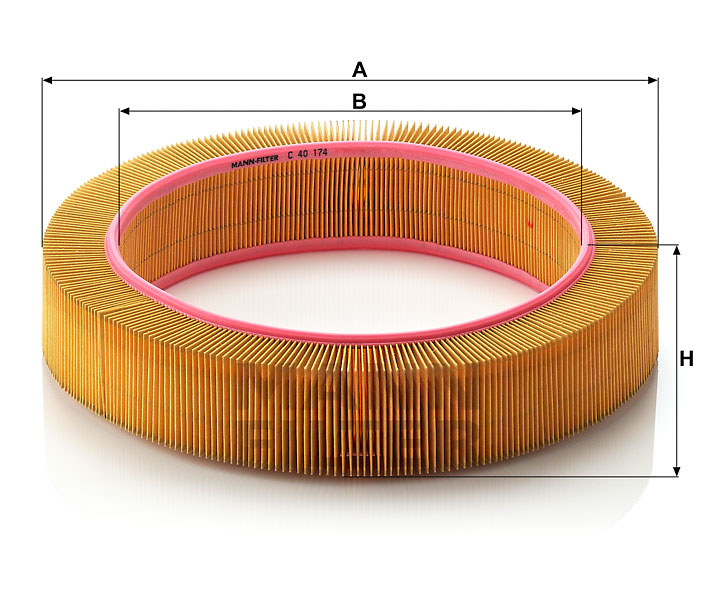C 40 174 air filter element
