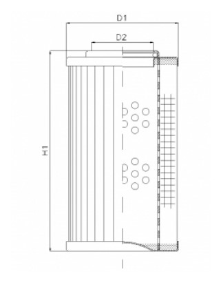 D135G10A hydraulic filter element