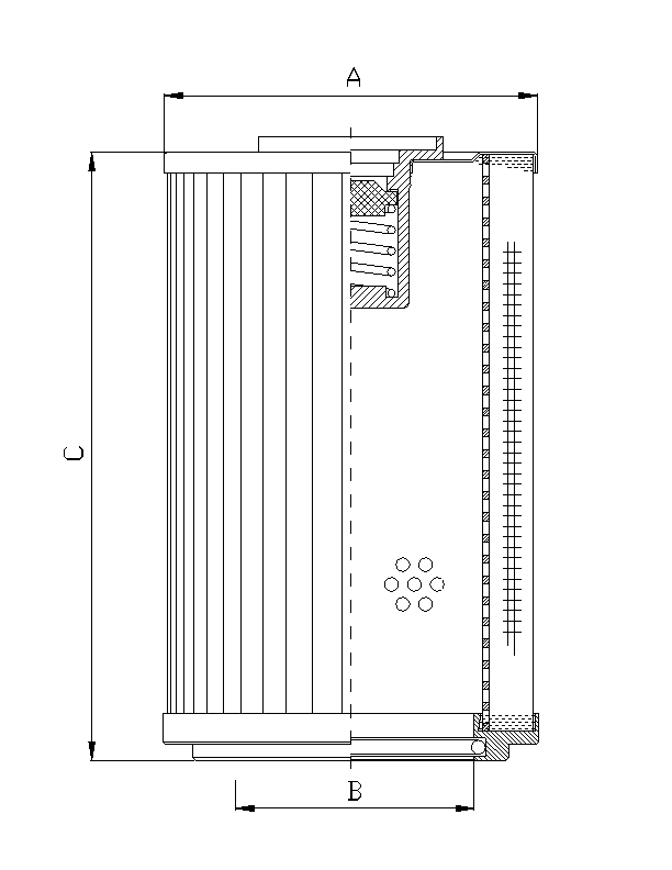 RLR41E10B hydraulic filter element