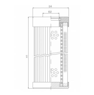 D120T60B hydraulic filter element