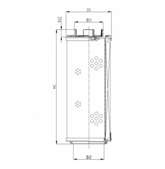 RHR1300M10B0/AB1 hydraulic filter element
