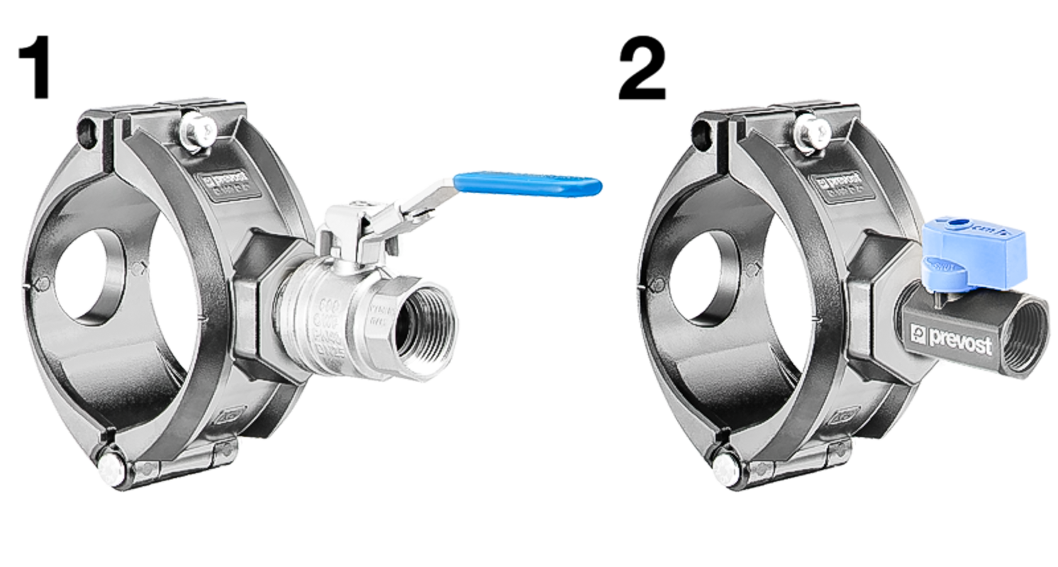 PPS1 BFV5034 Tapping flange with valve