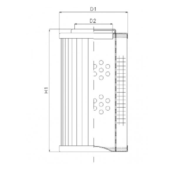 R273C25 hydraulic filter element