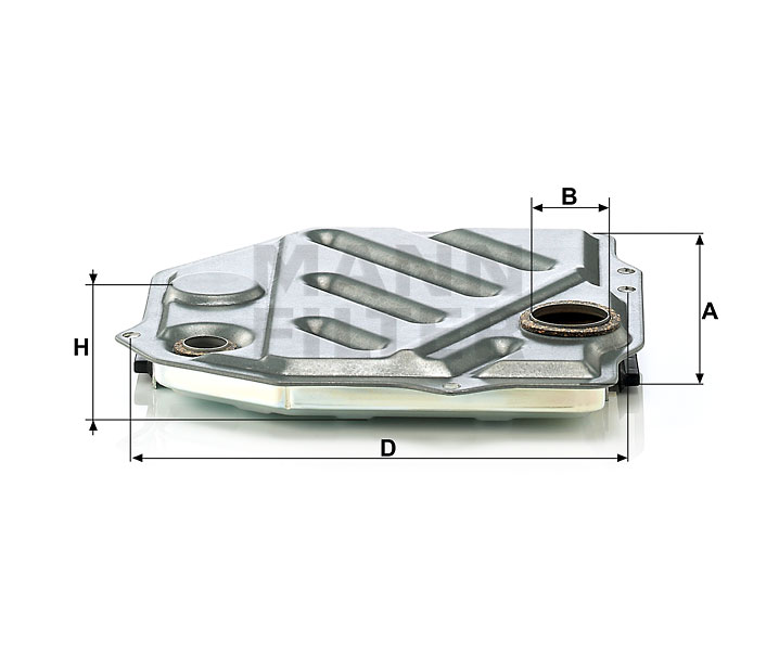 H 1914/2 oil filter element / flat filter