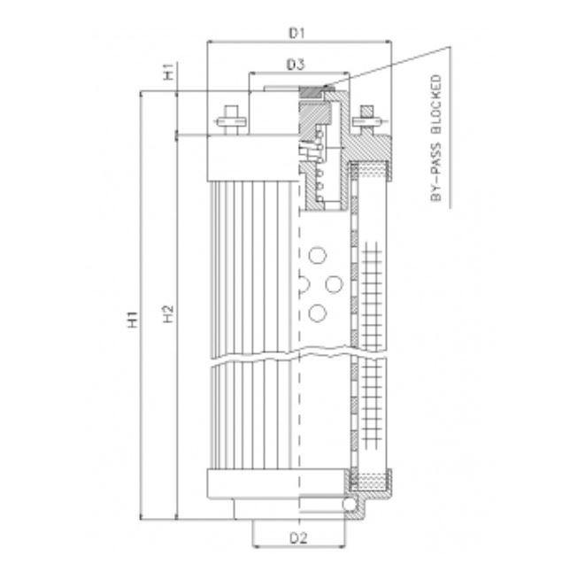 RHR850S50V hydraulic filter element