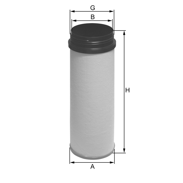 HP2718 air filter element (secondary)