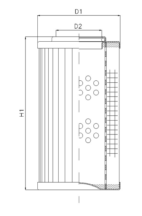 DVD20013E03B hydraulic filter element
