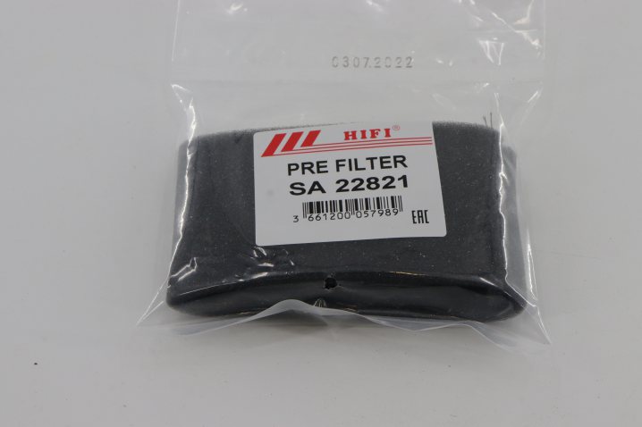 SA 22821 air filter element (foam)
