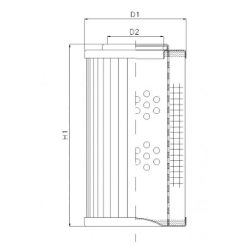 D191G03A hydraulic filter element