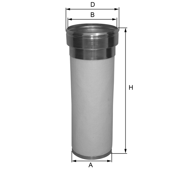HP4611 air filter element (secondary)