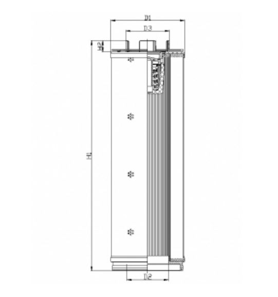 U564G01B3 hydraulic filter element