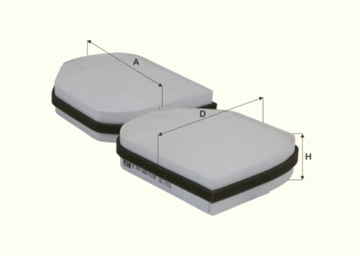 HC7037 cabin air filter element