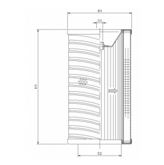 R744G10/ESD hydraulic filter element