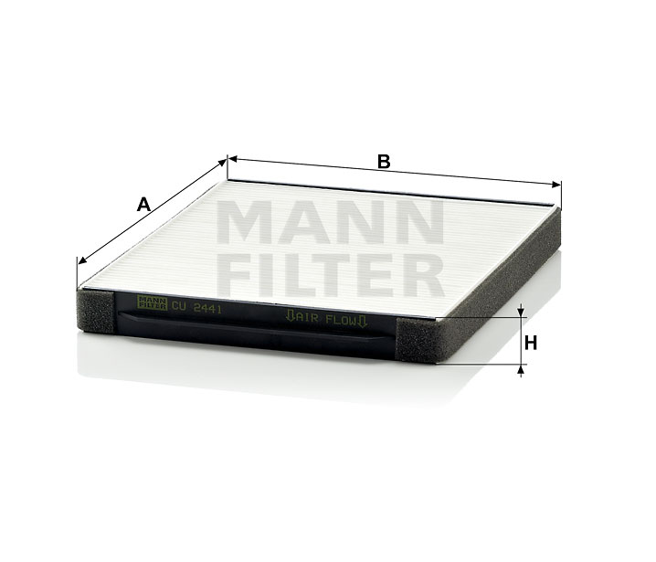 CU 2441 cabin air filter element
