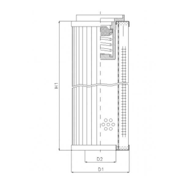 RLR950B60B hydraulic filter element