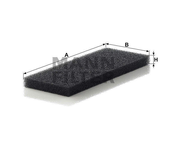 CU 3001 cabin air filter element