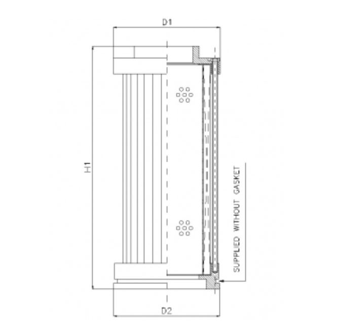 S410C25 hydraulic filter element