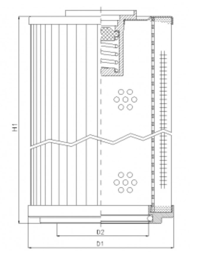 RLR631E03V hydraulic filter element