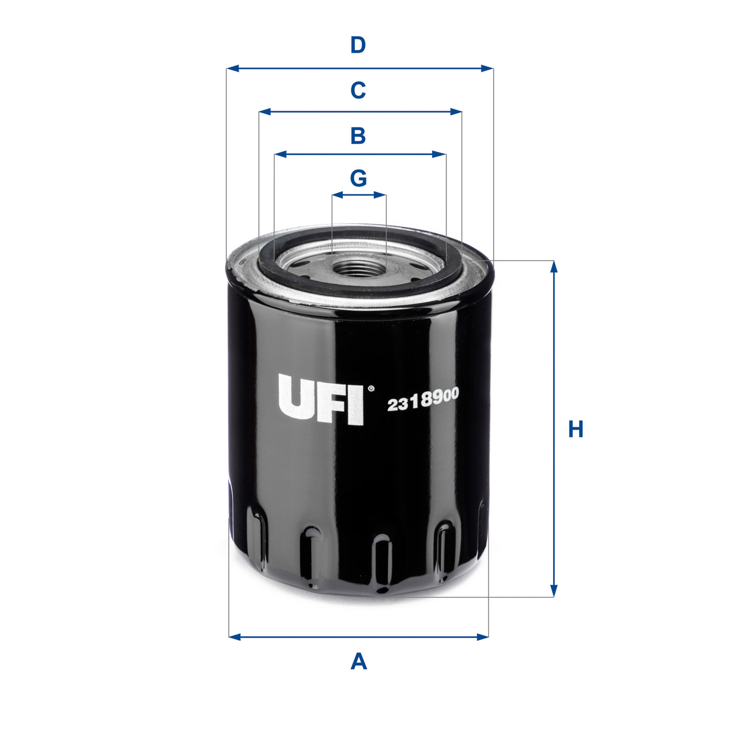23.189.00 oil filter spin-on