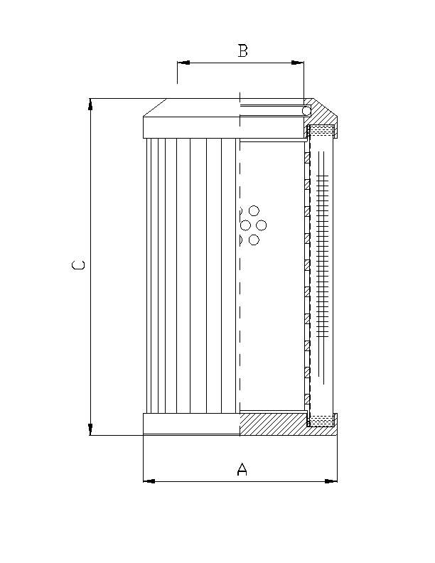 DMD126F03B hydraulic filter element