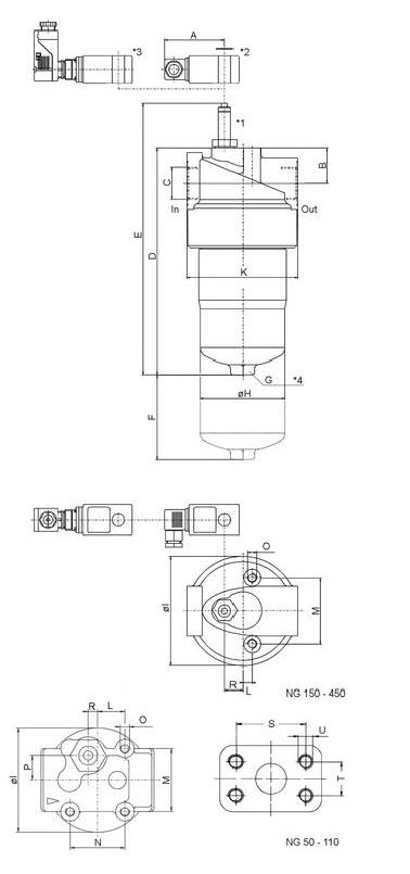 PI 4211-010 high pressure filter