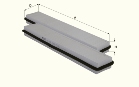 HC7093 cabin air filter element