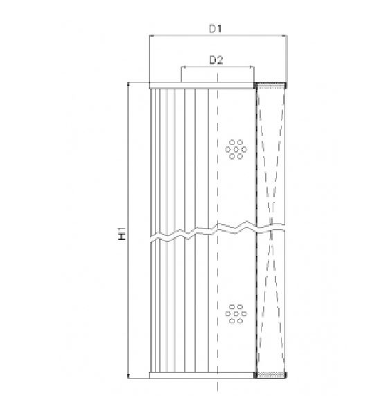 WT971 hydraulic filter element