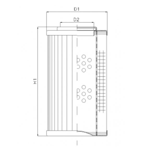 R294G06 hydraulic filter element