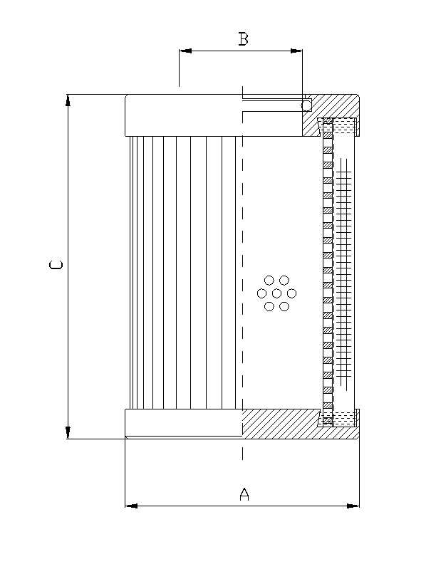 D111G25B hydraulic filter element