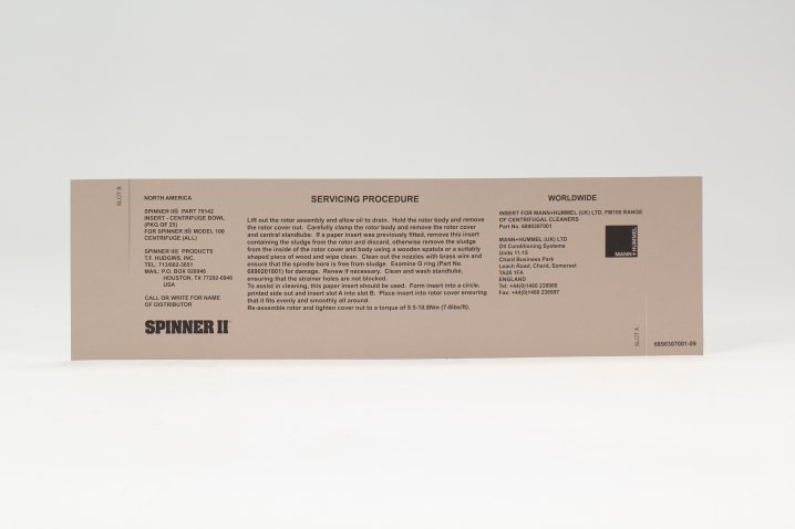 68 903 07 001 inlay