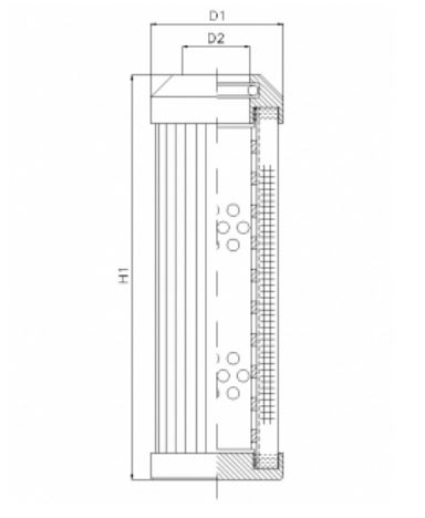 WG1152 hydraulic filter element