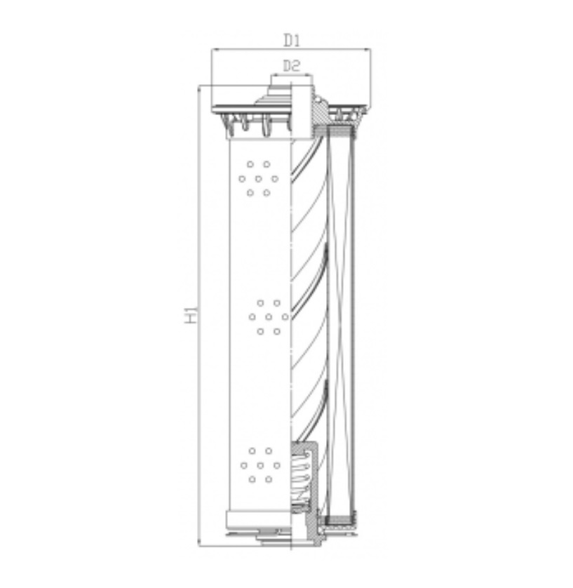 DHX200G20B3 hydraulic filter element