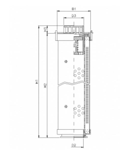 RHR75M10B3/AB1 hydraulic filter element