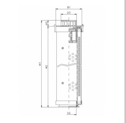 RHR160G03B3/ESD hydraulic filter element