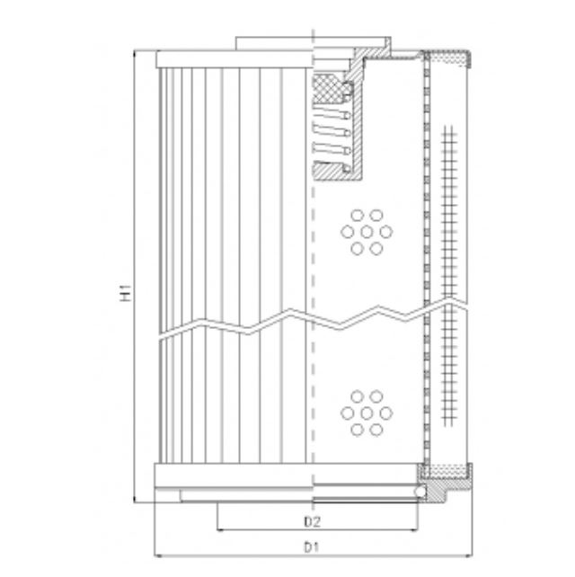 RLR2001B130B hydraulic filter element