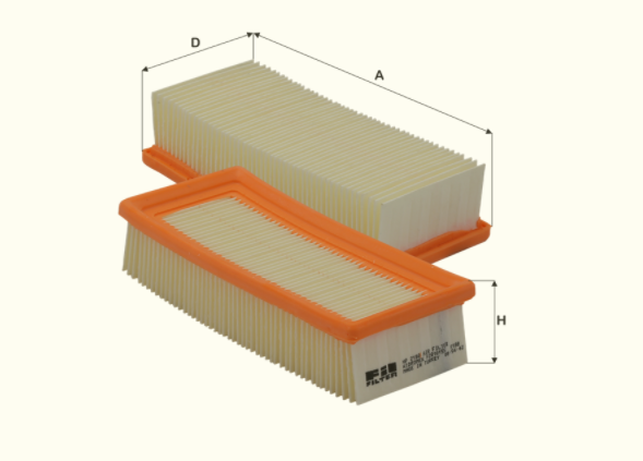 HP2180 air filter element