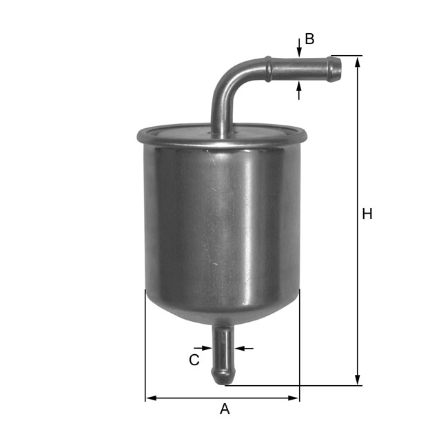 ZP8074FM fuel filter in-line
