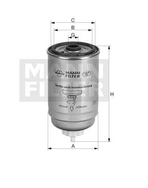 WK 8051 fuel filter