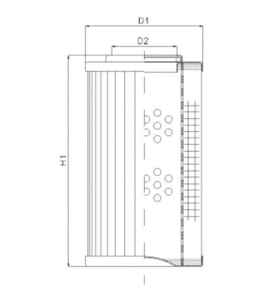 DVD2900K05B hydraulic filter element